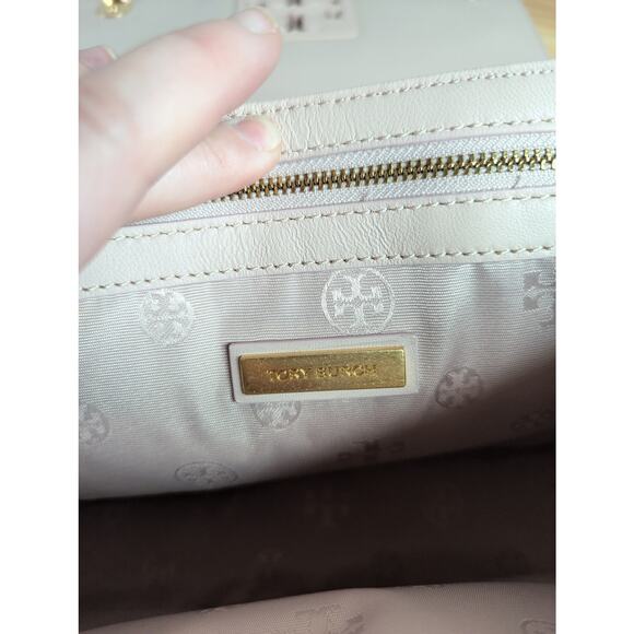 Tory Burch Britten Large Adjustable Leather Shoulder Purse Leather Light Pink - Picture 13 of 13